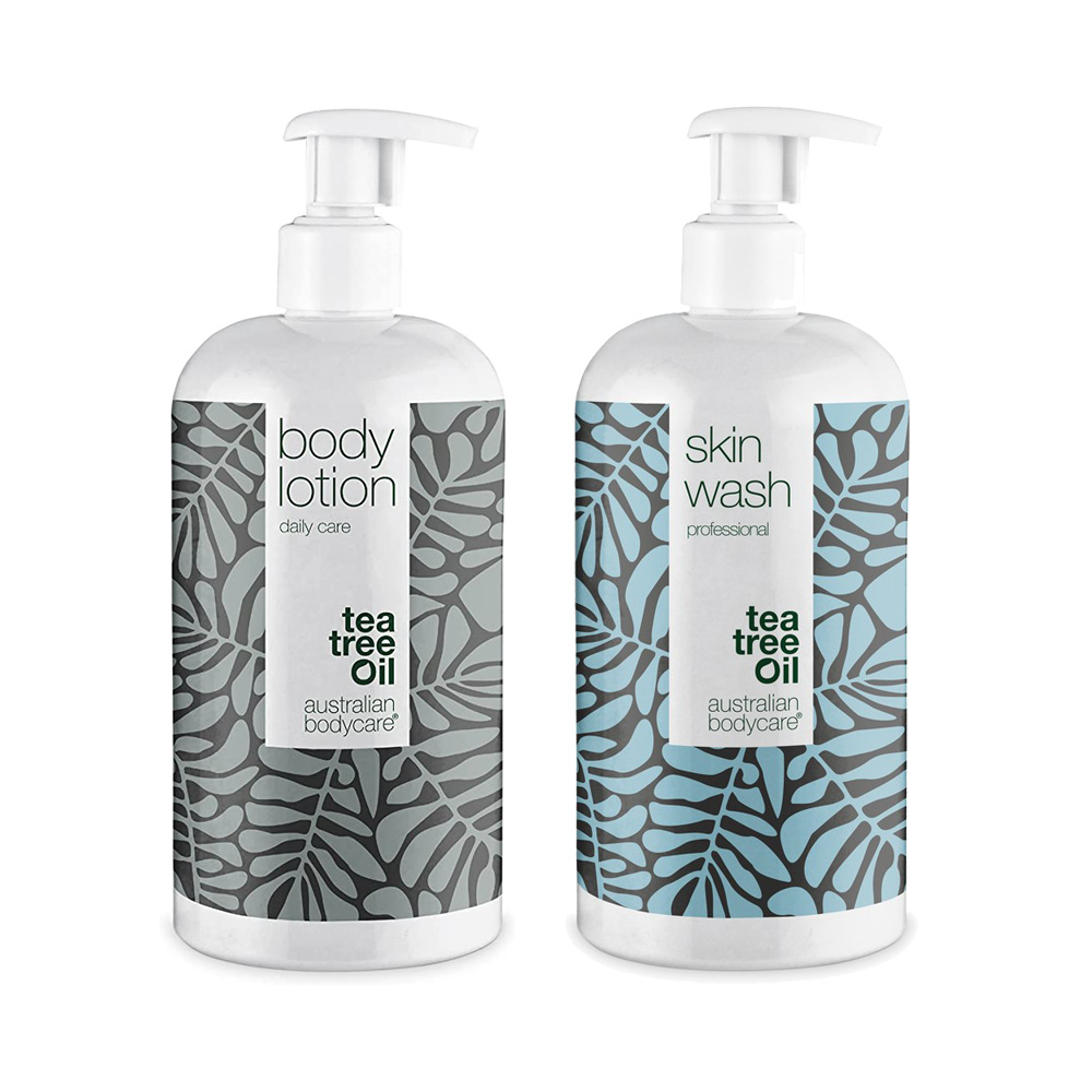 Australian Bodycare Tea Tree Skin Wash and Body Lotion 500ml Duo Pack