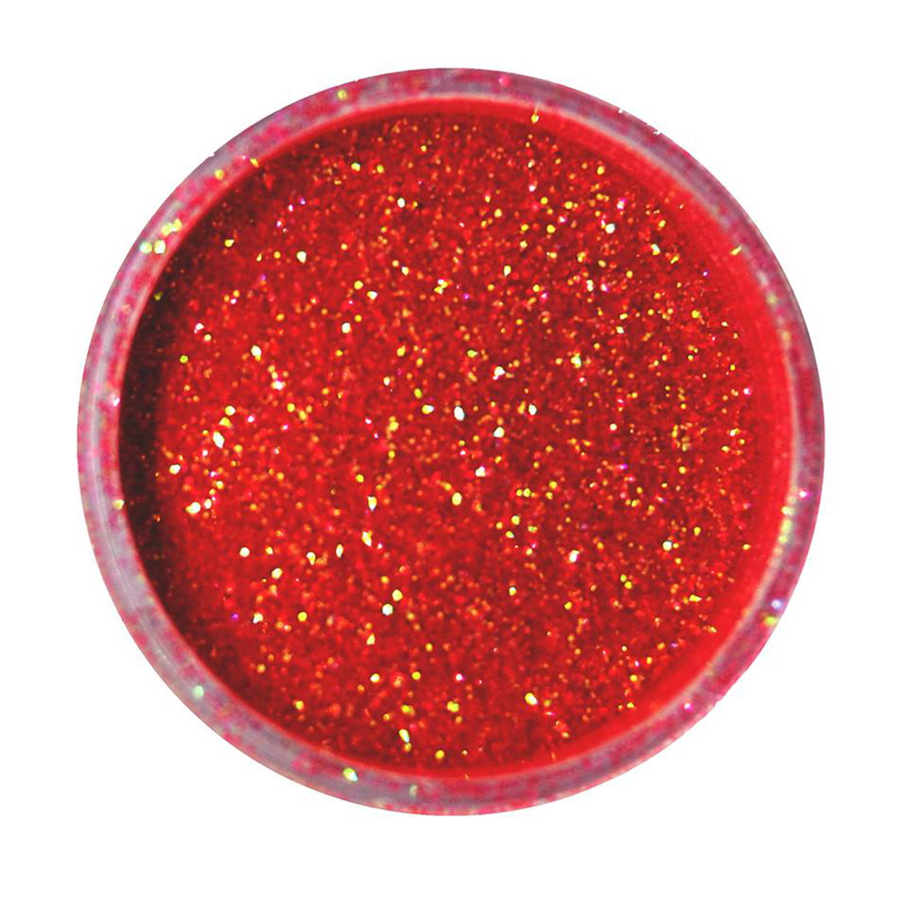 Cuccio Icon Glitter Dust - Iridescent Hot Cherry 008 Hex