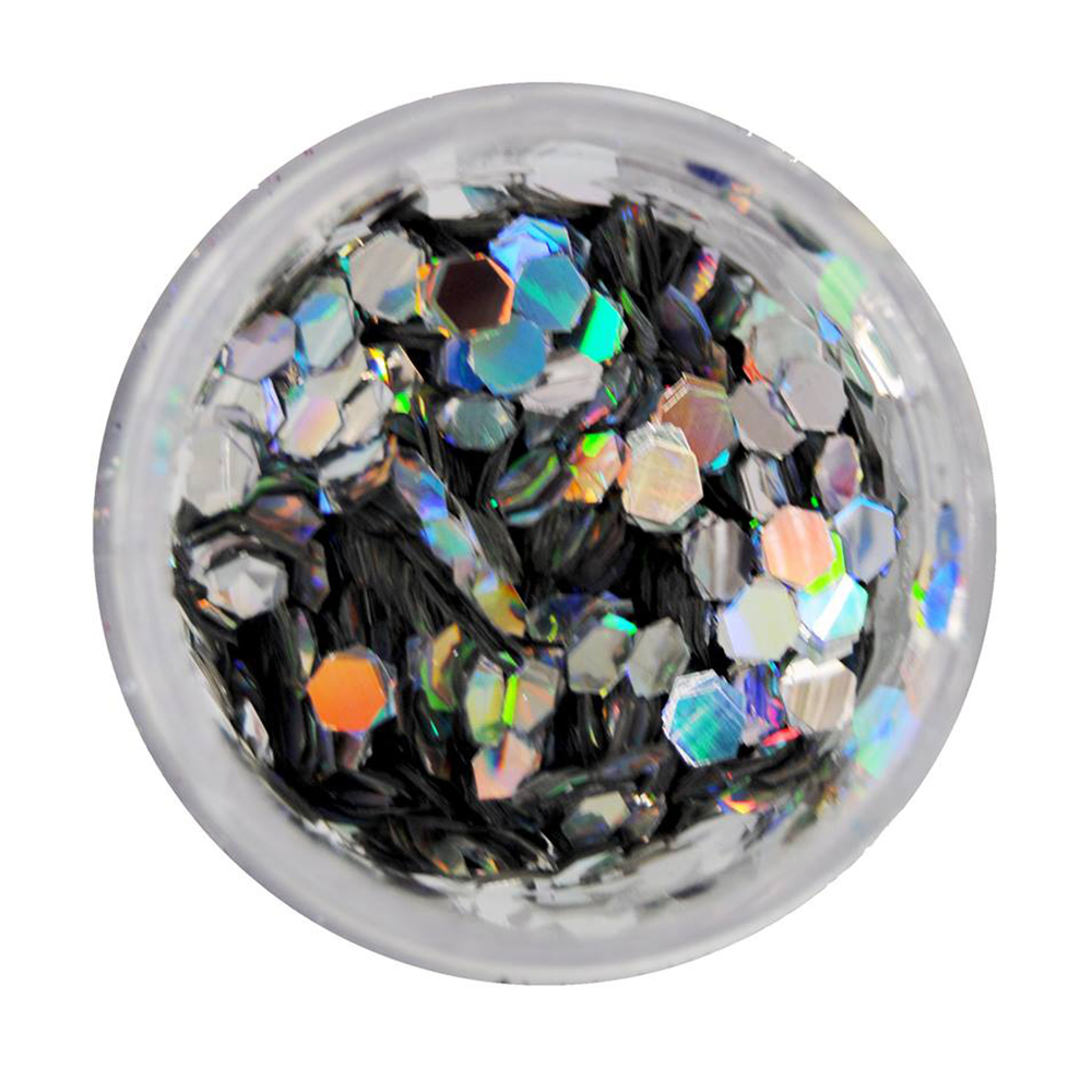 Cuccio Icon Glitter Dust - Holographic Festival cosmic 125