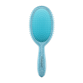 Framar Y2K Glitter Detangle Brush Lindsay - Blue