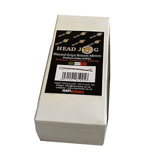 Head Jog Waved Kirby Grips 48mm Brown Box of 620