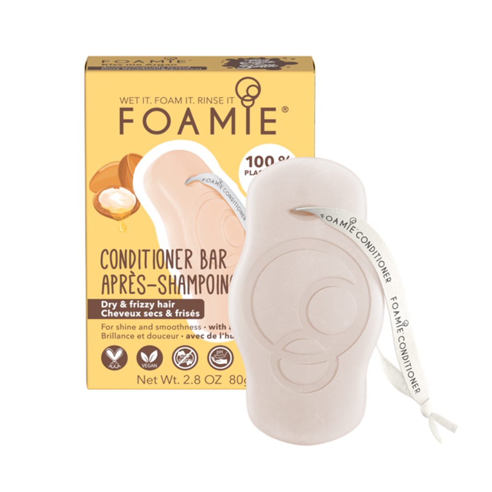 Foamie Conditioner Bar - For Dry / Frizzy Hair with Argan Oil