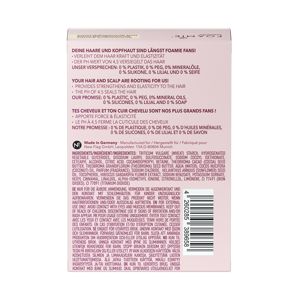 Foamie Conditioner Bar for Damaged Hair with Hibiskiss