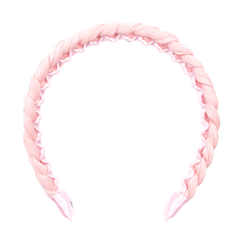 Invisibobble Hair Halo Headband - Braided Pastel Pink
