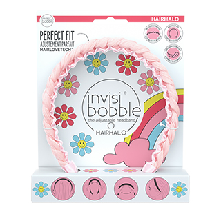 Invisibobble Hair Halo Headband - Braided Pastel Pink