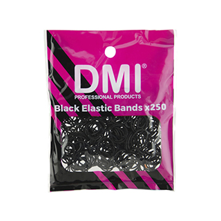 DMI Elastic Bands Black 250pk