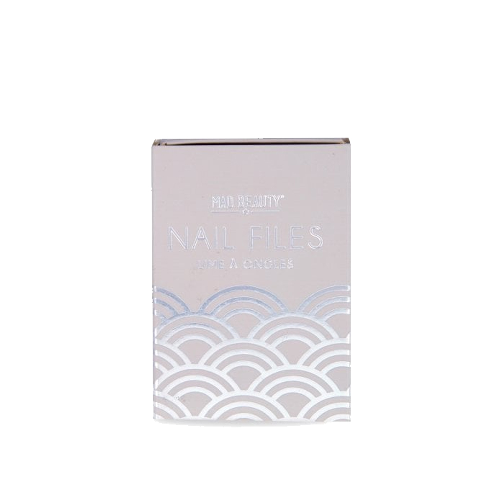 Mad Beauty Splash of Silver - Silver Mini Nail Files Single Pack
