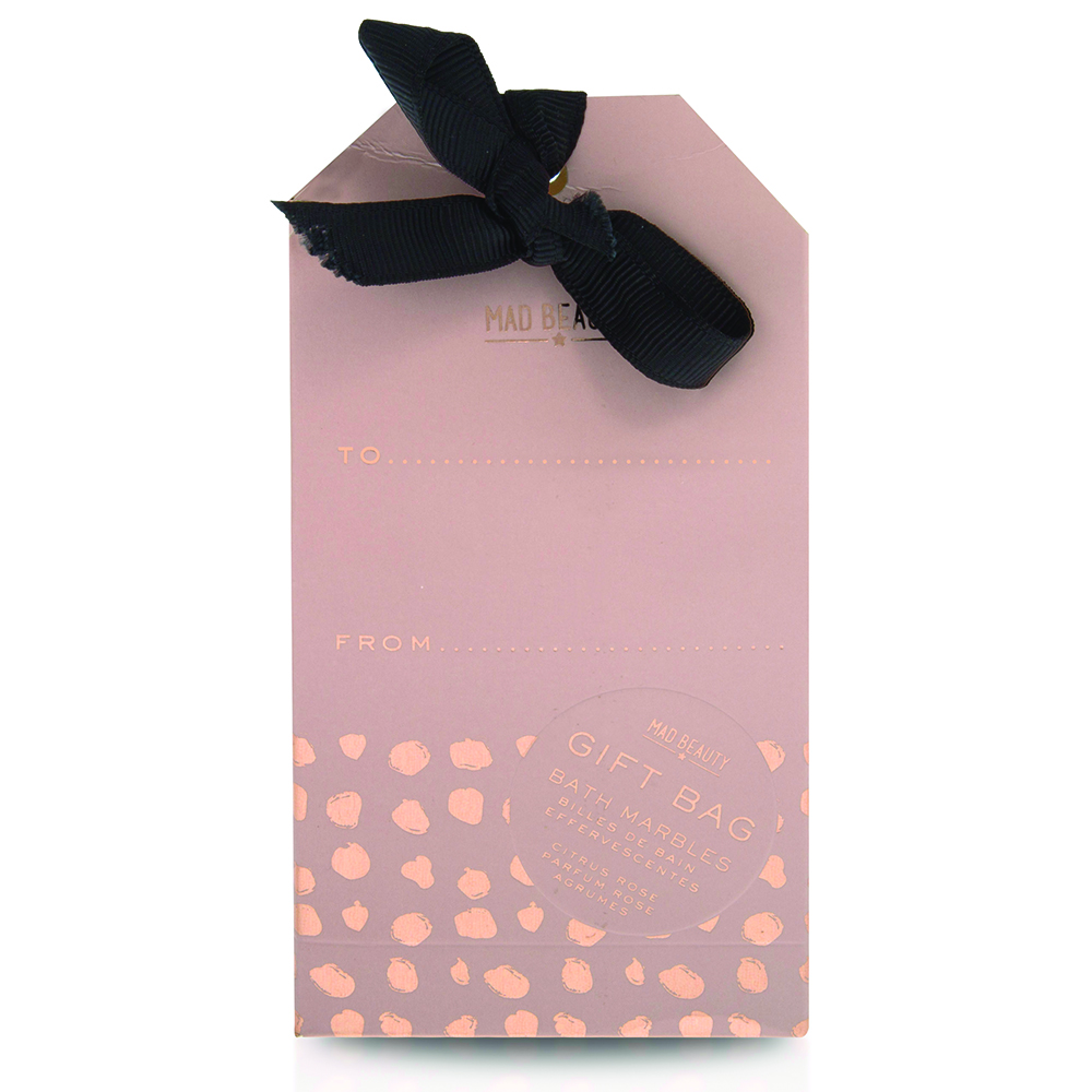 Mad Splash of Gold Bath Marbles Gift Bag (8pc)