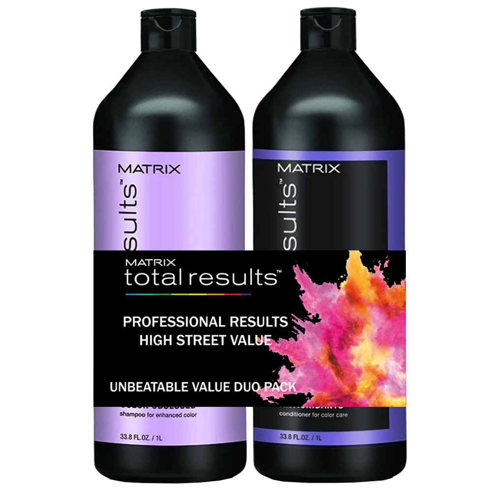 Total Results Color Obsessed So Silver Litre Duo Pack