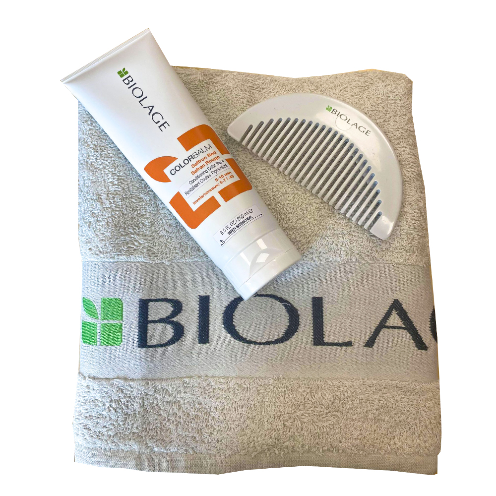 Biolage Grey Towel & Comb - Free with Biolage Colorbalms